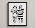 Er & IM Screen Print (unframed)