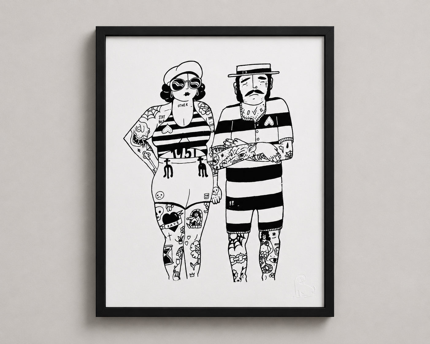 Er & IM Screen Print (unframed)