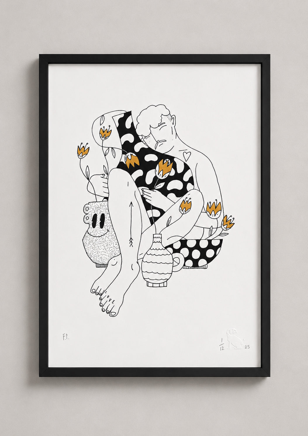 Adam Screen Print ( unframed)